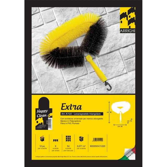 Ragnatore industriale pimato extra cm,32x34 fiba in pvc non piumato - Principale