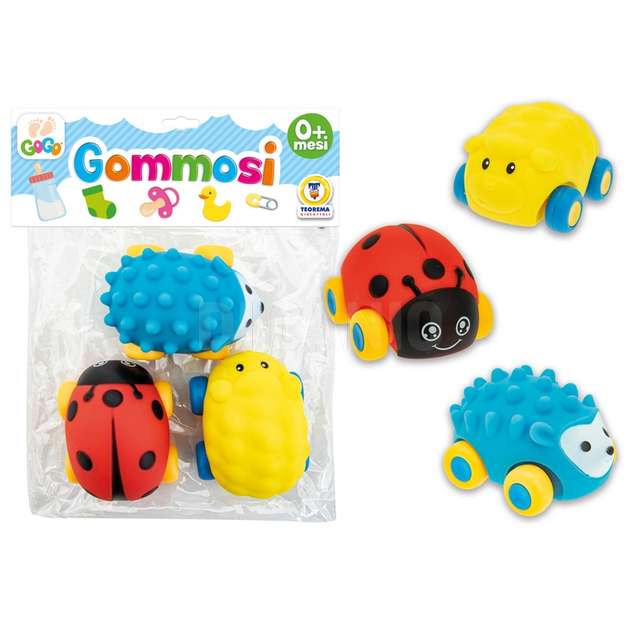 Gogo gommosi macchinie funny animali 3 p - Principale