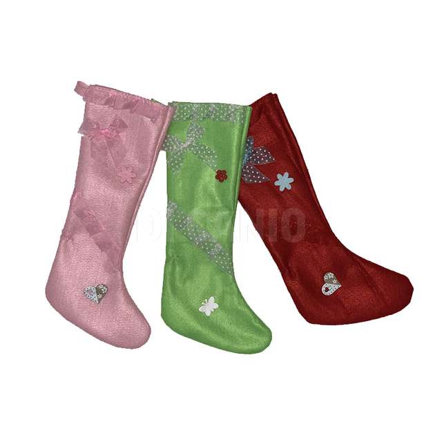 Calza befana 55 panno con appendino luxassortita - Principale