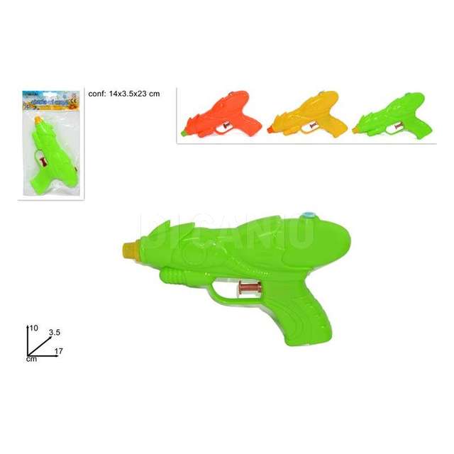 Pistola acqua 17 cm 3 colori - Principale