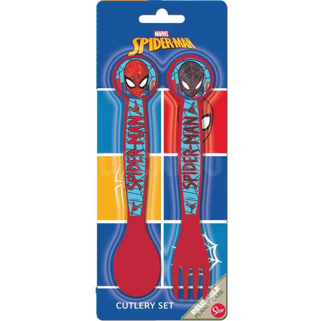 Posate spiderman set da 2 pz - Principale