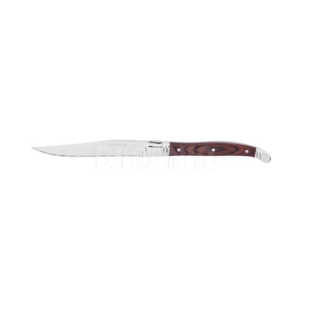 Set 6 pz coltello bistecca ak inox pakkawood paderno - Principale