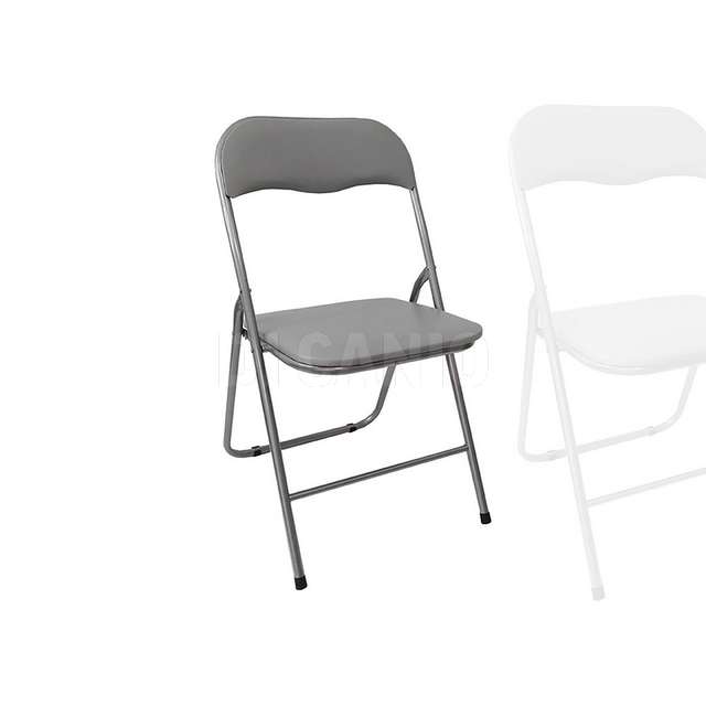 Sedia pieghevole silver grigio - Principale