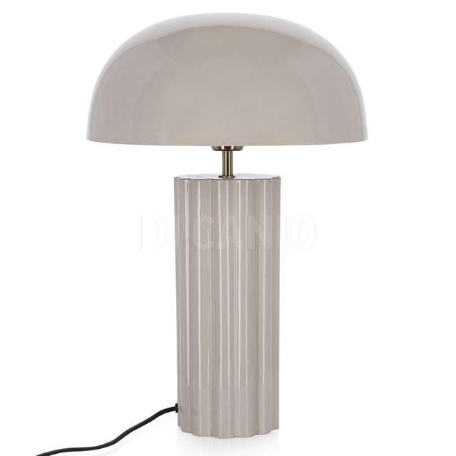 Lampada metallo da tavolo kaiku beige h.54 - Principale