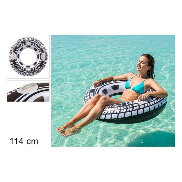 Salvagente ruota 114 cm con manici - Principale