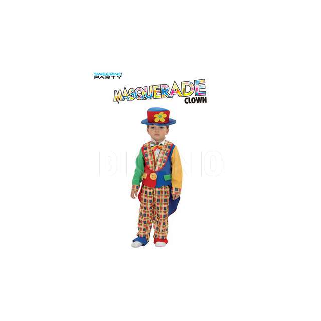 Costume clown 3-6 anni - Principale