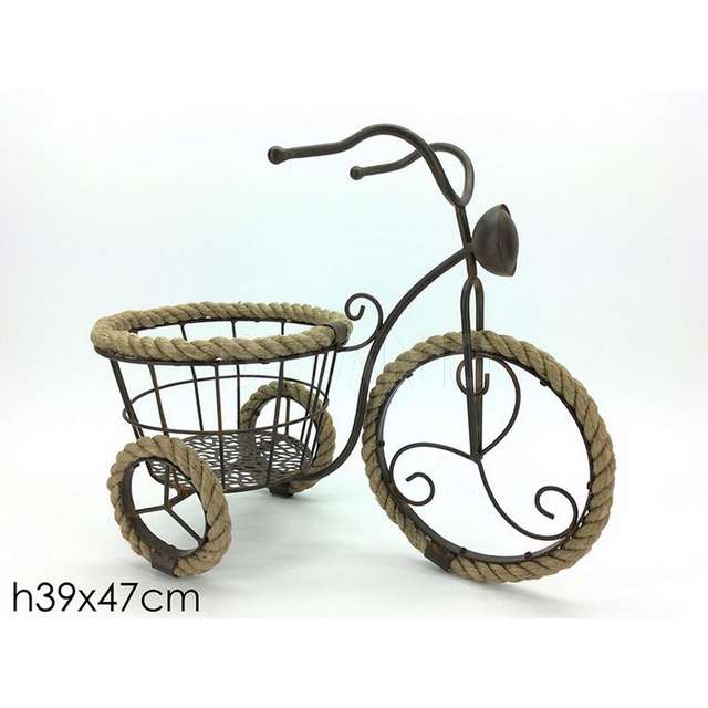 Portapianta bici marrone antichizzato gt. 644507 - Principale