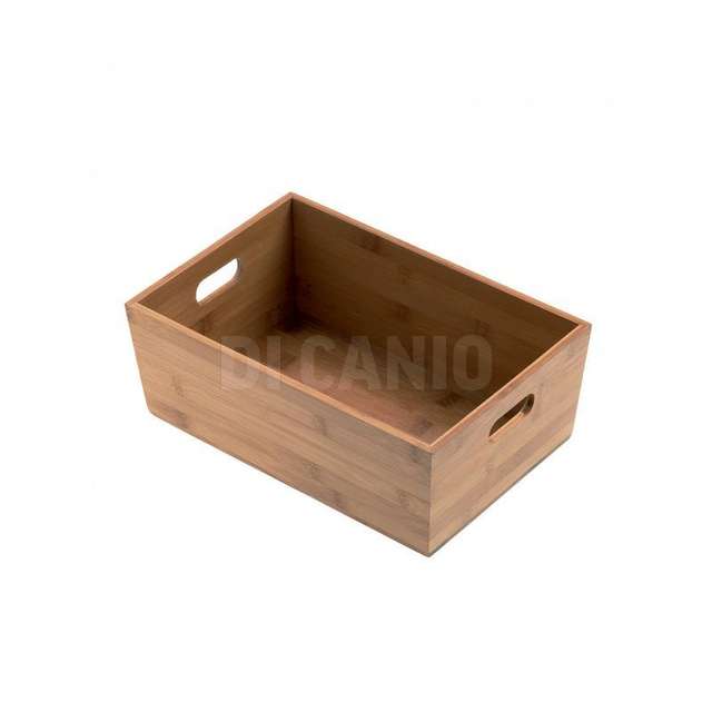 Cestino rettangolare bamboo cm.20x15x9 leone - Principale