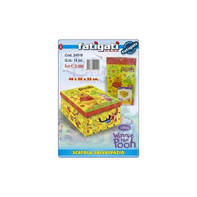 Scatola cartone cm.40x50x25 winnie the pooh fatg.-09415 - Principale