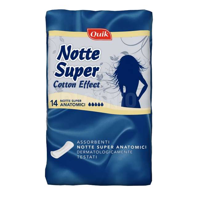 Assorbenti soft dry notte quik 14 pz - Principale