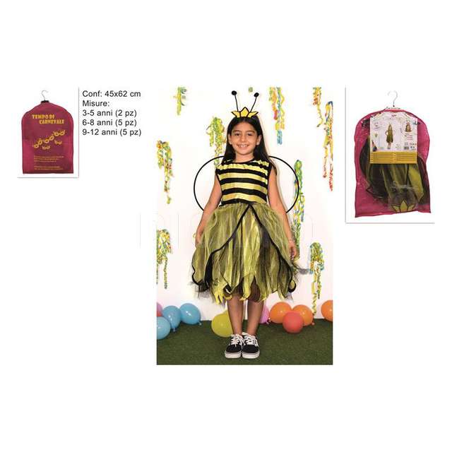 Vestito bimba ape 3 misure 3-5-6-8-9. - Principale