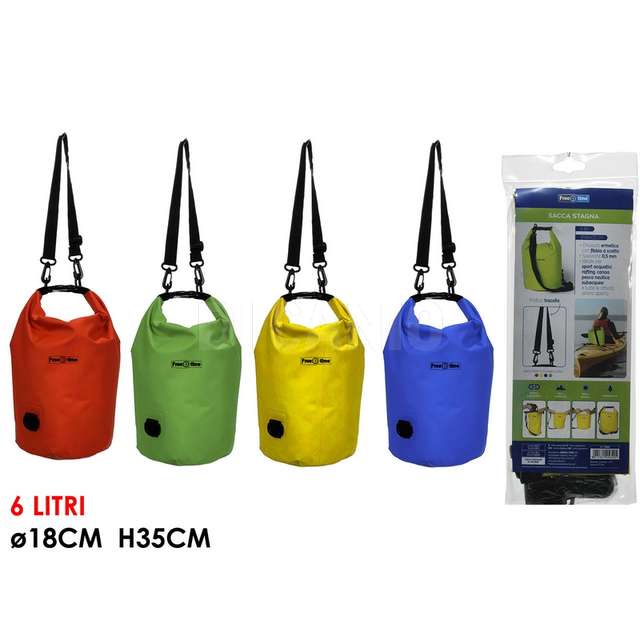 Sacca impermeabile lt.6 cm.18x35 - Principale