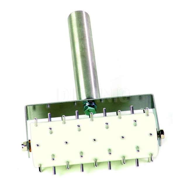 Bucasfoglia punte in acciaio inox 13x6 con manico inox gi,metal - Principale