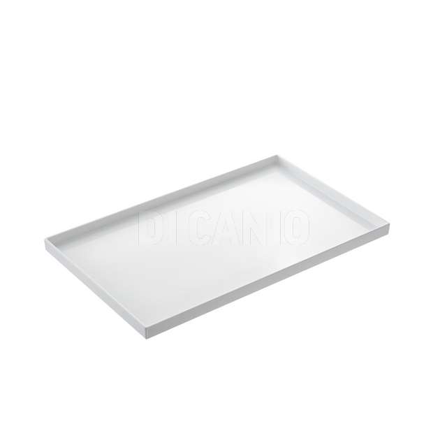 Vassoio bianco in melamina gn 1/1 cm.53x32.5x3 venezia leone - Principale