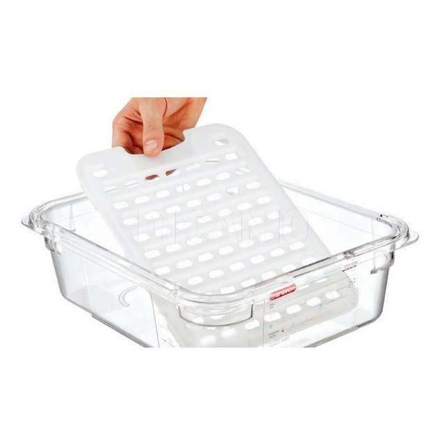 Grill plastica gn 1-2 whit 260x205h20 araven - Principale