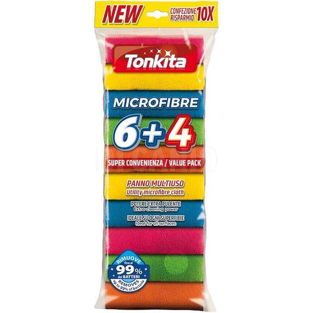 Arix panni multiuso in microfibra multicolor 10 pz - Principale
