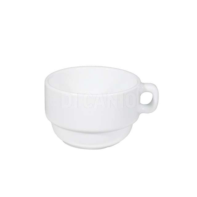 Tazza latte impilabile cl, 25 bianco roma - Principale