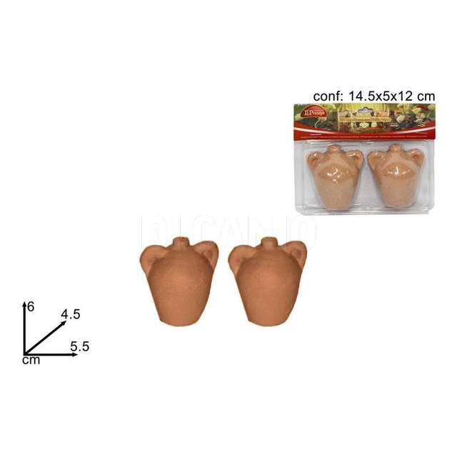 Giarla 2 pz. terracotta hs04-1- - Principale