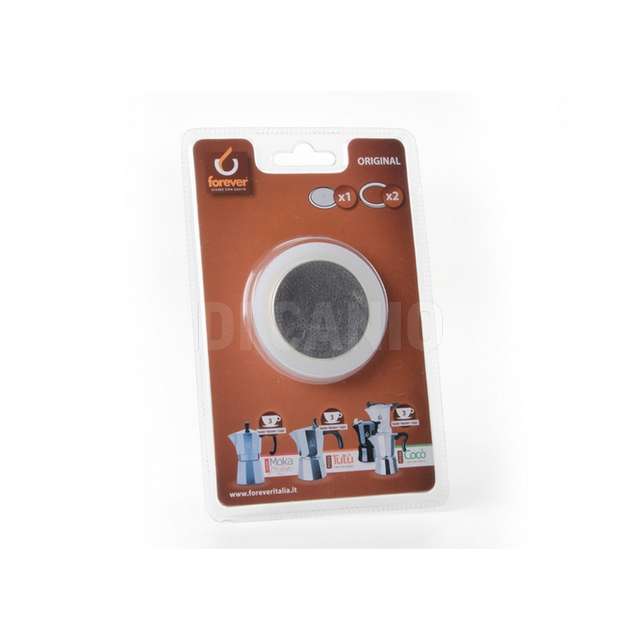 Caffe piastrina filtro all. 2 guarnizioni silic. 3 t. forever - Principale