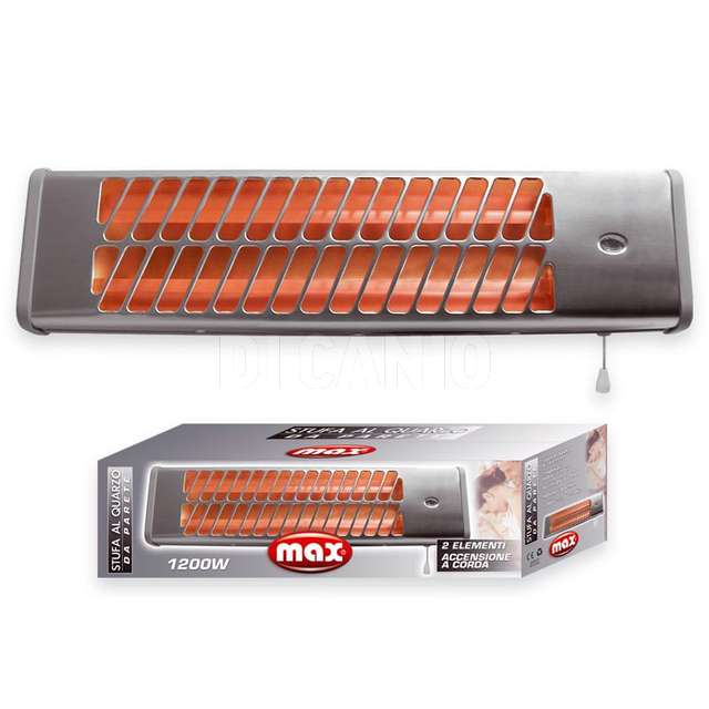 Stufa al quarzo murale 1200w max - Principale