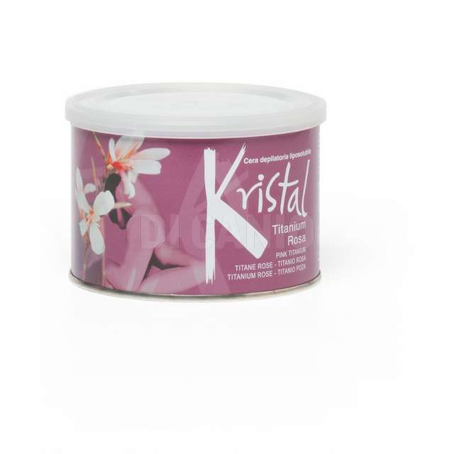 Cera barattolo kristal titanio rosa 400ml - Principale