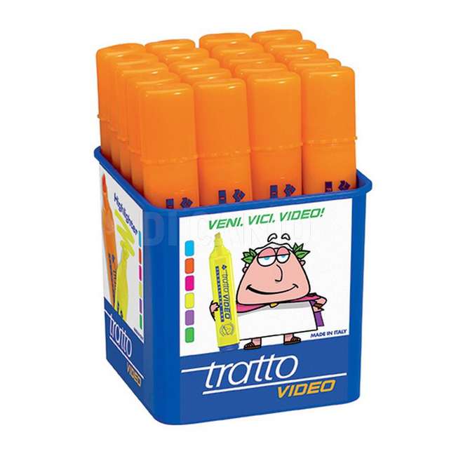 Tratto video arancio in ast 20pz fila - Principale