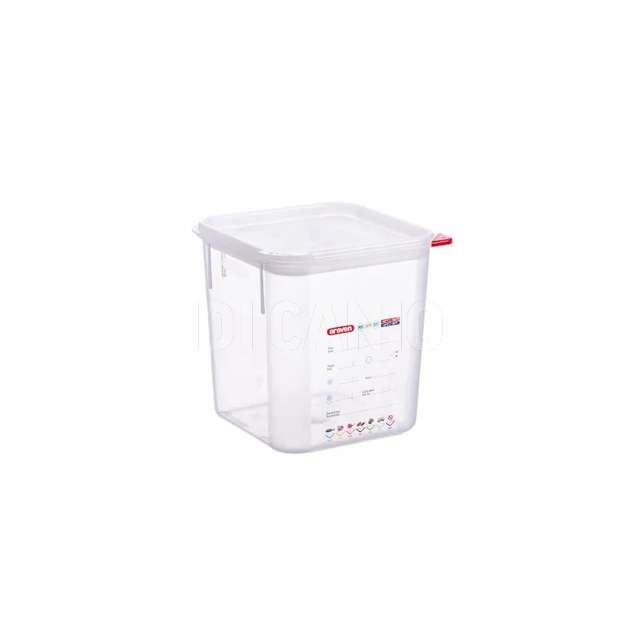 Contenitore c/c pp. gn 1/6 100mm l.4 195x195x190 mm trasparente araven - Principale