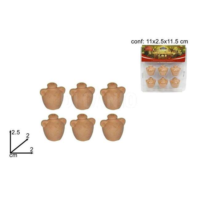 Giarla 6 pz. terracotta - Principale