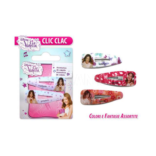 Clic clac glitter cm.4.5 violetta mc - Principale