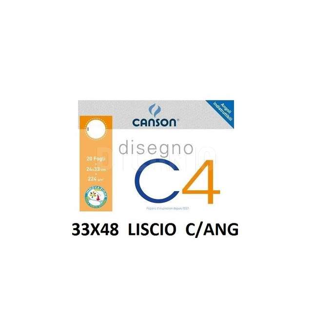 Canson disegno c4 4ang liscio 33x48 ham - Principale