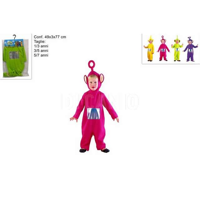 Costume teletubbies po-laa-dipsy/tink 1/3 -3/5-5/7 - Principale