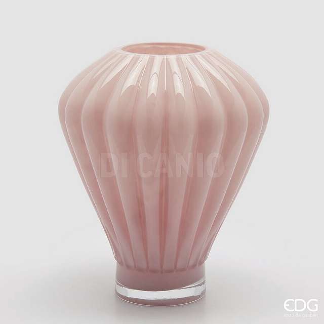 Vaso diamante h.35 d.30 pink edg - Principale