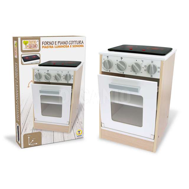 Fatto di legno - forno con luici e suonih.40cm - Principale