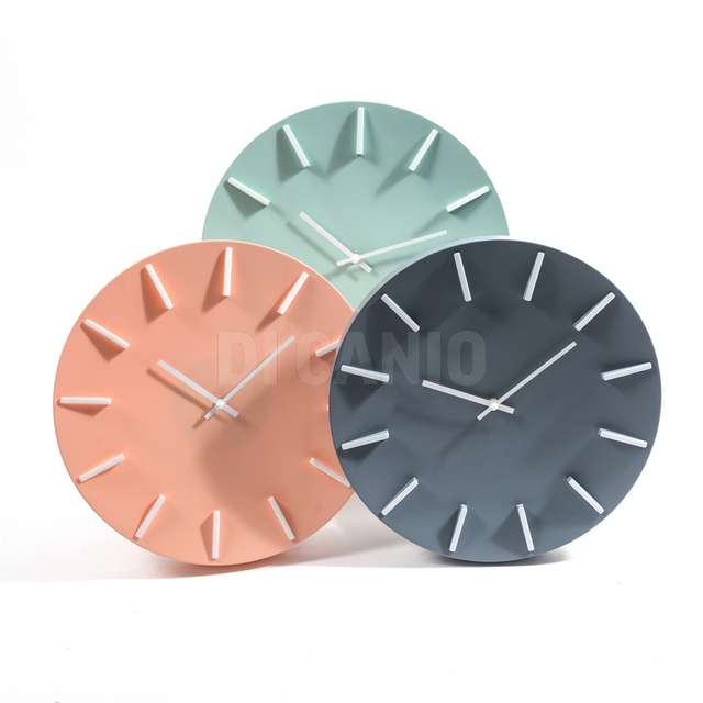 Orologio da parete dm.39.5x4 decori assortiti - Principale