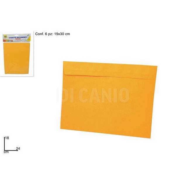 Buste carta 180x24mm 6pz (12_288) due esse. - Principale