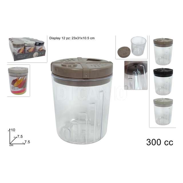 Barattolo portaspezie con dosatore 300cc in display col ass - Principale
