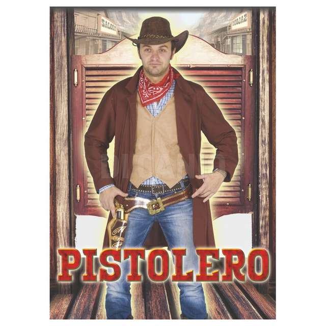Costume pistolero west fiori paolo 62092 - Principale