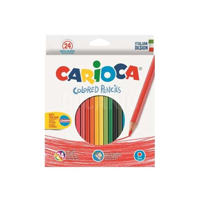 Scatola 24pz pastelli carioca - Principale