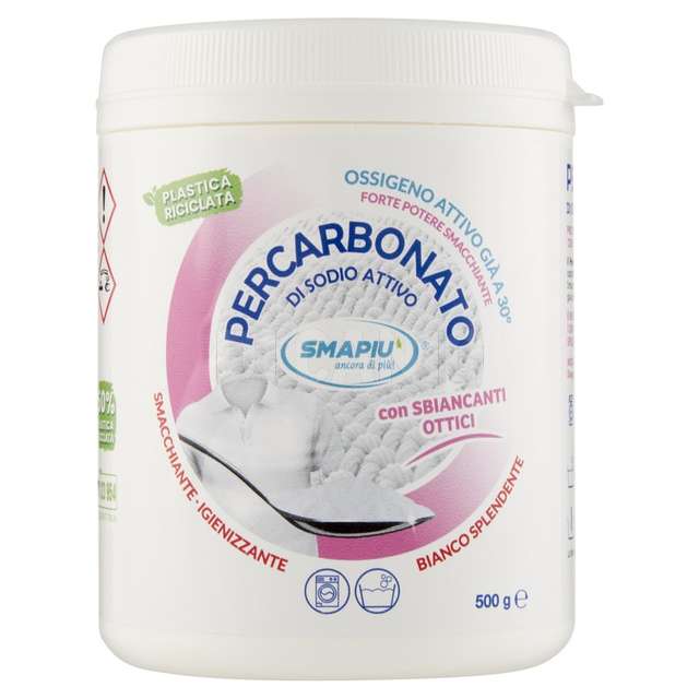 Smapiu percarbonato di sodio capi bianchi 500gr - Principale