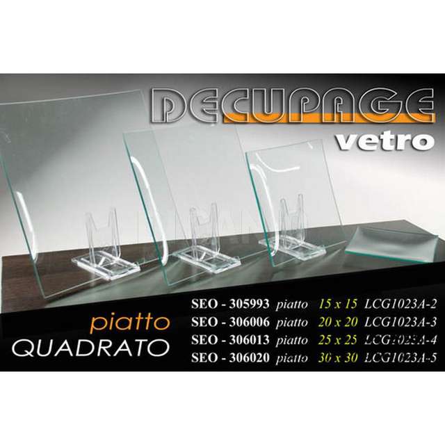 Piatto quad.decoupage 15 lcg1023a-2 gicos - Principale