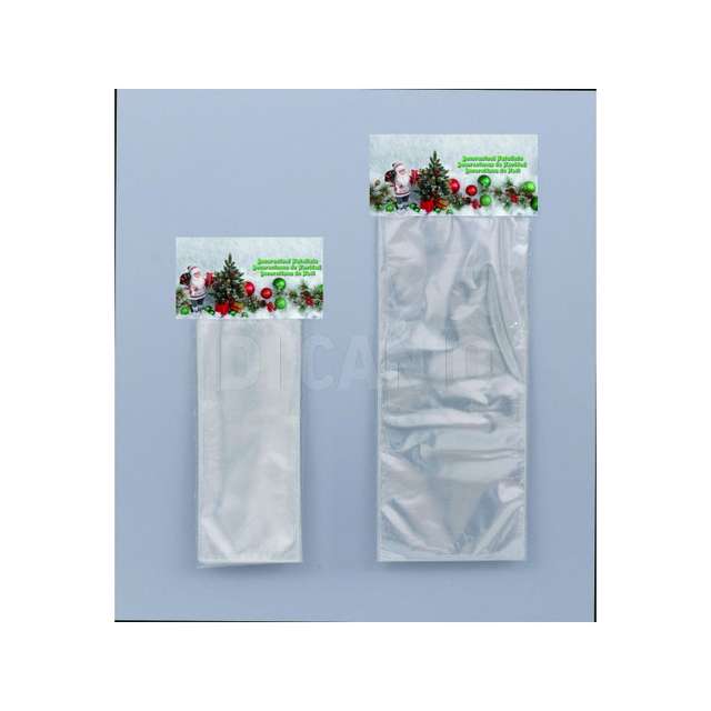 24 buste trasparenti pvc cm.10x25 - Principale