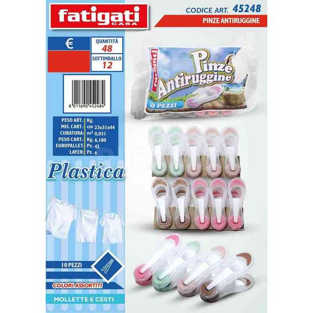 Pinze antiruggine 10 pz - Principale