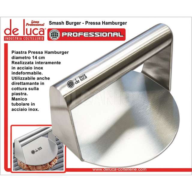 Pressa hamburger inox 430 - Principale