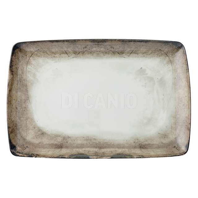 Piatto rettangolare cm.35x22 shade earth porcellana paderno - Principale