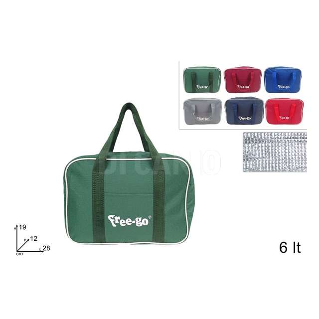 Borsa frigo piccola classica 6 colori int.alluminio - Principale