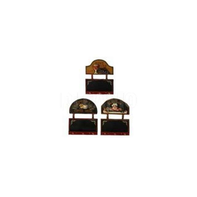 Lavagna con appendino 3p 3ass. cm.55x40(6) vacc.-0209550000 - Principale