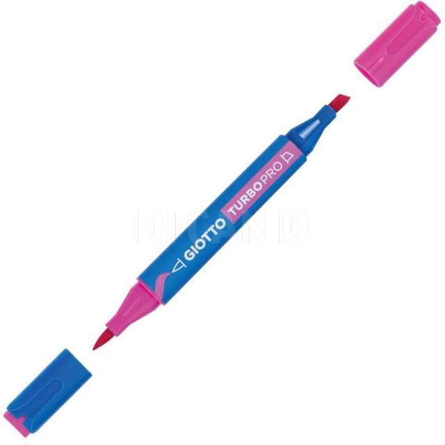 Pennarelli doppia punta magenta n.14 turbo pro fila - Principale