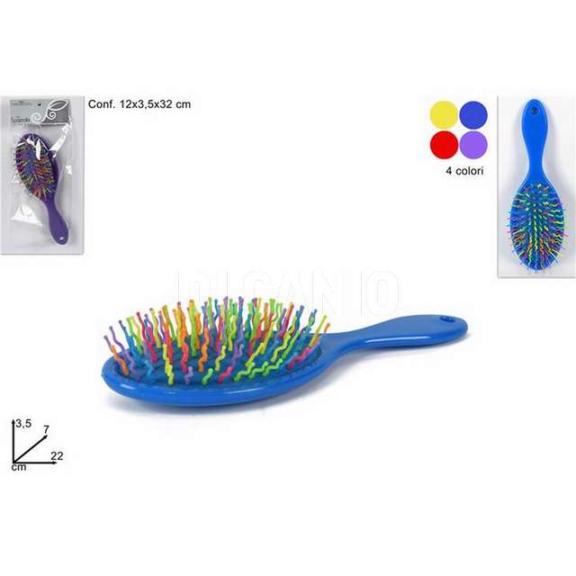 Spazzola ovale multicolorcol ass due esse - Principale