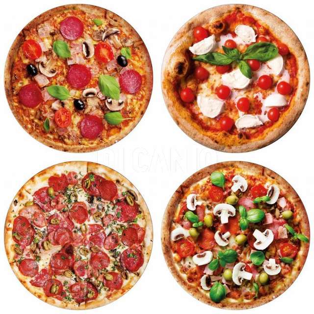 Tovaglietta pp 4 decori assortiti dm.40 - Principale