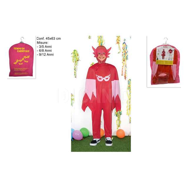 Vestito personaggio rosso 3 misure 3-5_6-8_9_12 - Principale